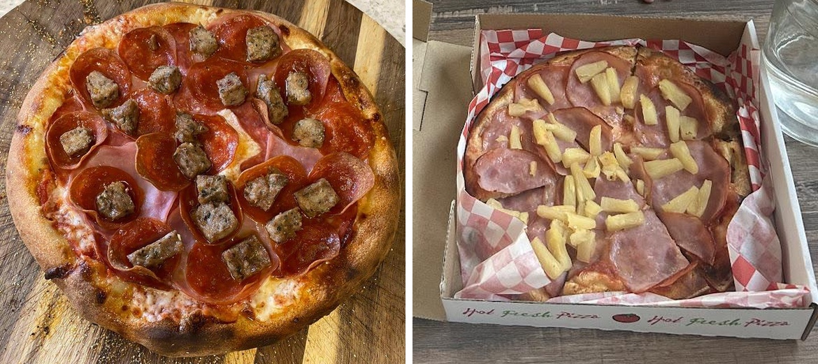 Runner-Runner Pizza Menu